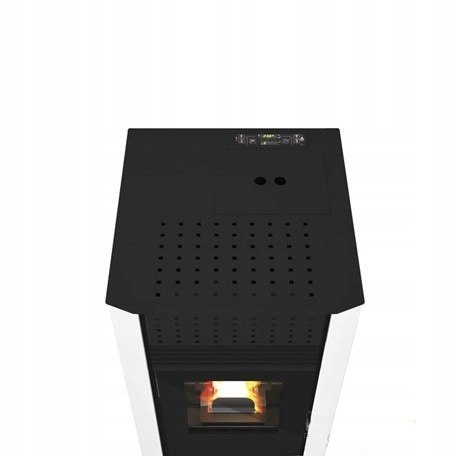 Piec Eva Calor Irma stalowy na pellet 9 kW czarny Piec Eva Calor Irma stalowy na pellet 9 kW czarny