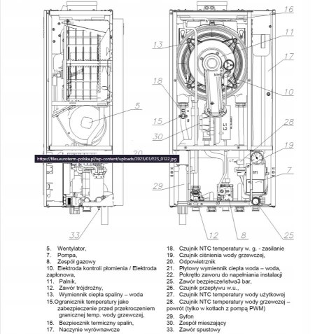 Piec Kocioł 1-funkcyjny kondensacyjny Termet SILVER 25 kW PRO Piec Kocioł 1-funkcyjny kondensacyjny Termet SILVER 25 kW PRO