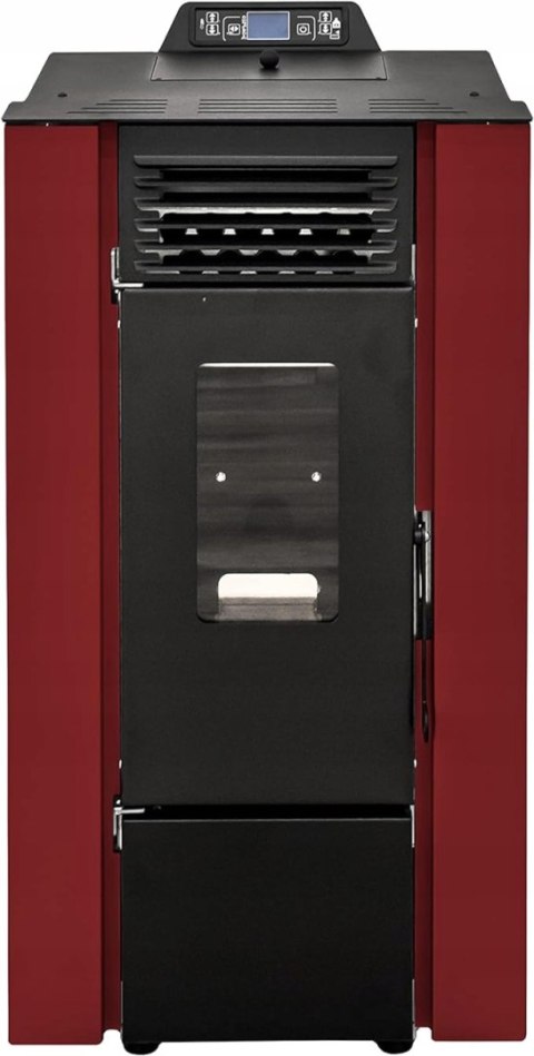 Piec na pellet 10 kW STUFE A PELLET ITALIA ALASKA Czerwony Piec na pellet 10 kW STUFE A PELLET ITALIA ALASKA Czerwony