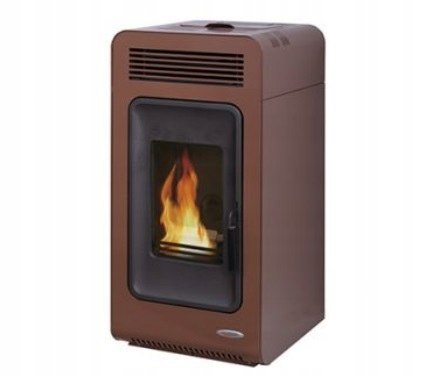 Piec piecyk wolnostojący na pellet Primula 7 Air stalowy brązowy Piec piecyk wolnostojący na pellet Primula 7 Air stalowy brązowy