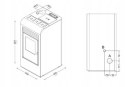 Piec, piecyk na pellet Giada 9kW AUTOMAT z pilotem