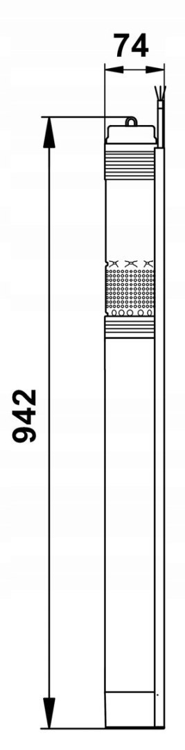 Pompa głębinowa SQE 3-105 1.85 kW 1x230 V 96510162 Pompa głębinowa SQE 3-105 1.85 kW 1x230 V 96510162